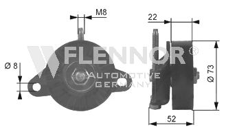 Tensioner Pulley, v-ribbed belt FS99306