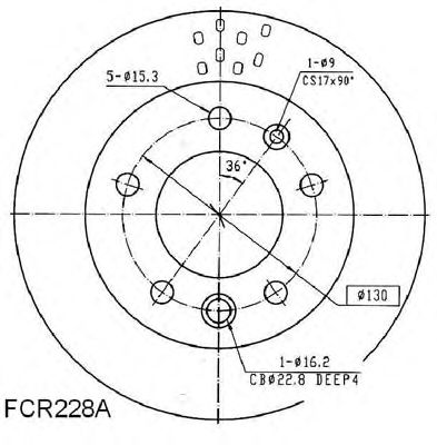 Fren diski BCR228A
