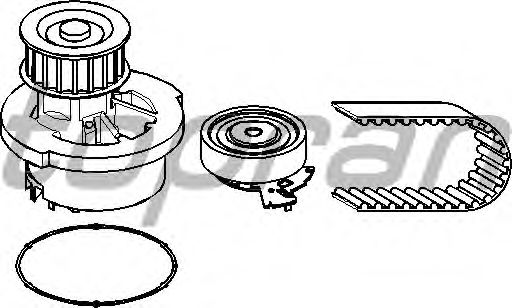 Water Pump & Timing Belt Kit 207 896