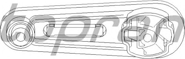 Mounting, support frame/engine carrier 700 553