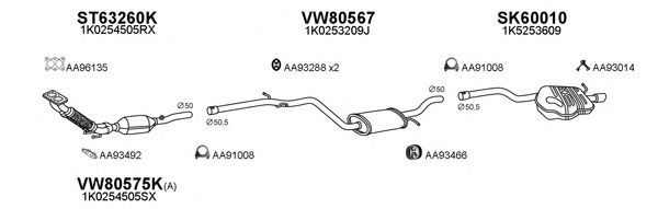 Exhaust System 600100
