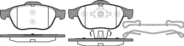 Brake Pad Set, disc brake P9433.10