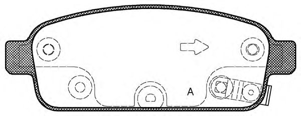 Brake Pad Set, disc brake BPA1432.02