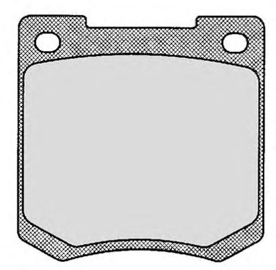 Комплект тормозных колодок, дисковый тормоз 026.0