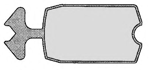 Комплект тормозных колодок, дисковый тормоз 066.0