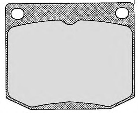 Комплект тормозных колодок, дисковый тормоз 138.0