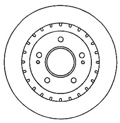 Тормозной диск FBD1617