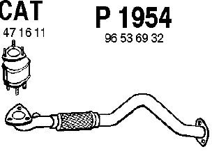Eksosrør P1954