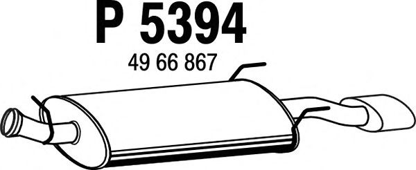 Endschalldämpfer P5394
