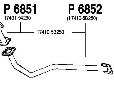 Exhaust Pipe P6852