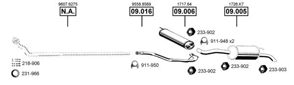 Exhaust System CI090555
