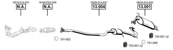 Exhaust System HO130050