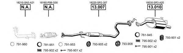 Exhaust System HO130435