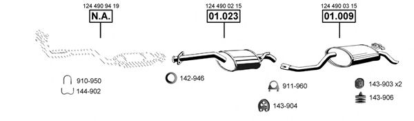 Exhaust System ME011765