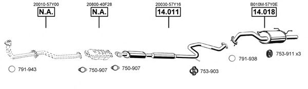 Exhaust System NI142285