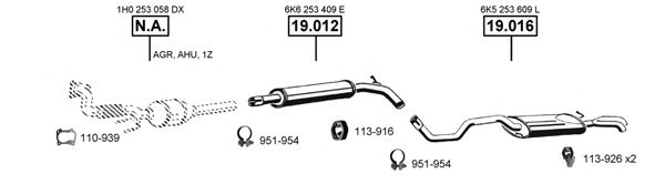 Exhaust System SE190885