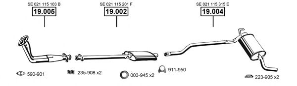 Exhaust System SE191350