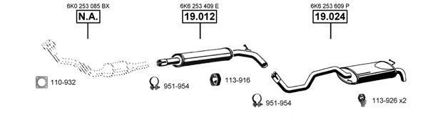 Exhaust System SE191630