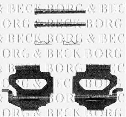 Accessory Kit, disc brake pads BBK1032