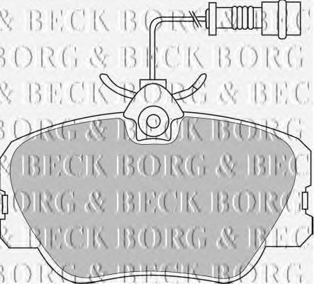 Комплект тормозных колодок, дисковый тормоз BBP1068