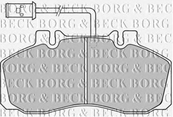Комплект тормозных колодок, дисковый тормоз BBP1362