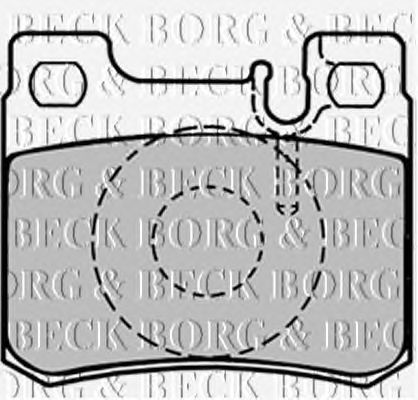 Kit de plaquettes de frein, frein à disque BBP1495