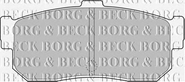 Комплект тормозных колодок, дисковый тормоз BBP1834