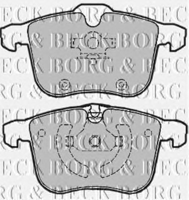 Комплект тормозных колодок, дисковый тормоз BBP1942