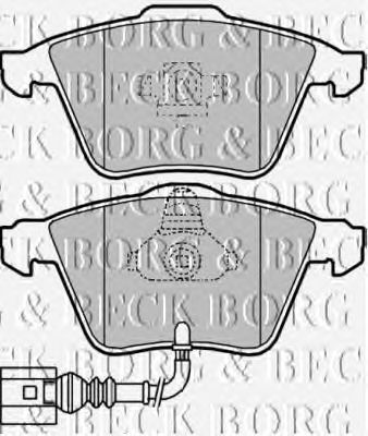 Комплект тормозных колодок, дисковый тормоз BBP2012