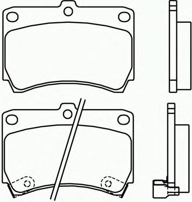 Brake Pad Set, disc brake P 49 016