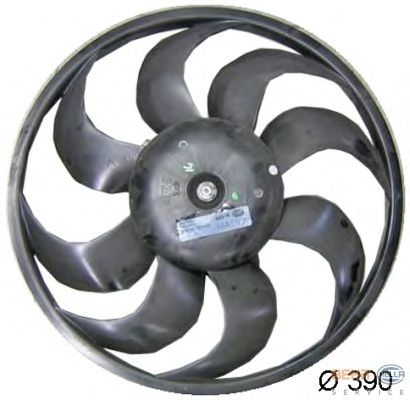 Fan, motor sogutmasi 8EW 351 041-641