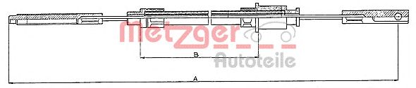 Cable, parking brake 10.468