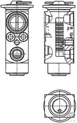Расширительный клапан, кондиционер 8UW 351 234-181