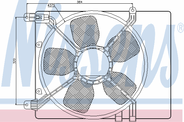 Ventilador, refrigeração do motor 85359