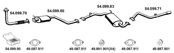Exhaust System 542001