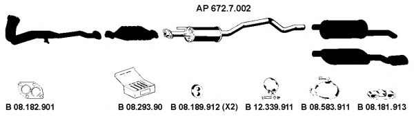 Avgassystem AP_2195