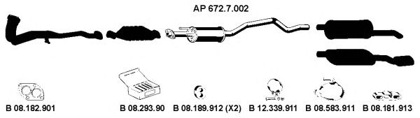 Avgassystem AP_2207
