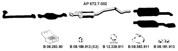 Avgassystem AP_2221