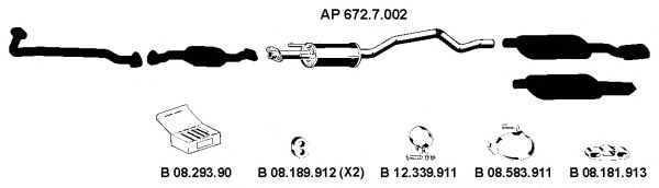 Avgassystem AP_2224