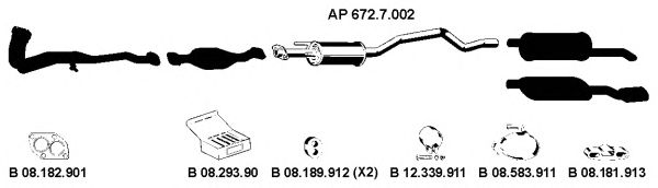 Avgassystem AP_2228