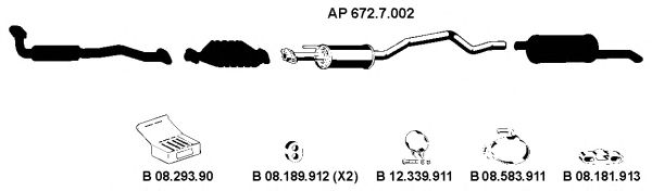 Avgassystem AP_2269