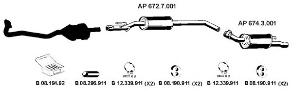 Exhaust System AP_2274