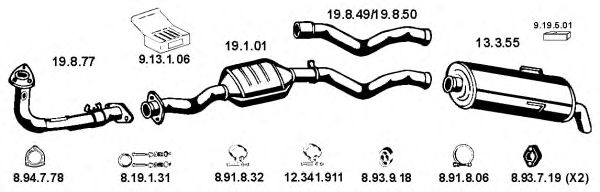 Exhaust System 222201