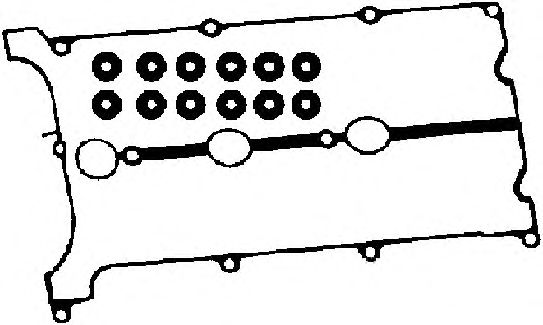Gasket, cylinder head cover 440201P