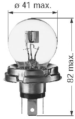 Ampoule, projecteur principal 0500212450