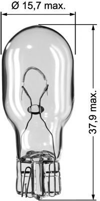 Bulb, stop light; Bulb, reverse light; Bulb, tail light 0500612212