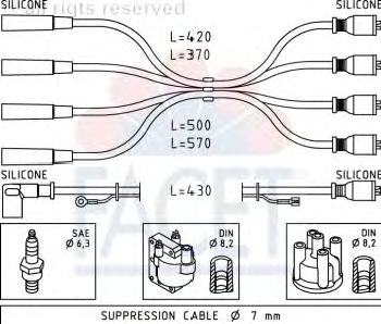 Ignition Cable Kit 4.8619