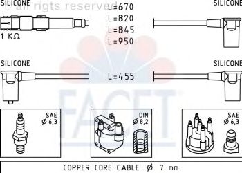 Ignition Cable Kit 4.9300
