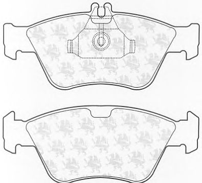 Комплект тормозных колодок, дисковый тормоз BP919