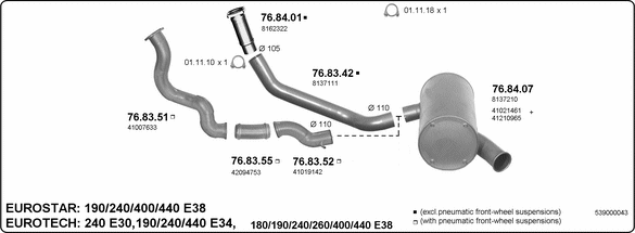 Exhaust System 539000043